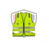 سترة سلامة عاكسة لون أصفر 4 جيوب